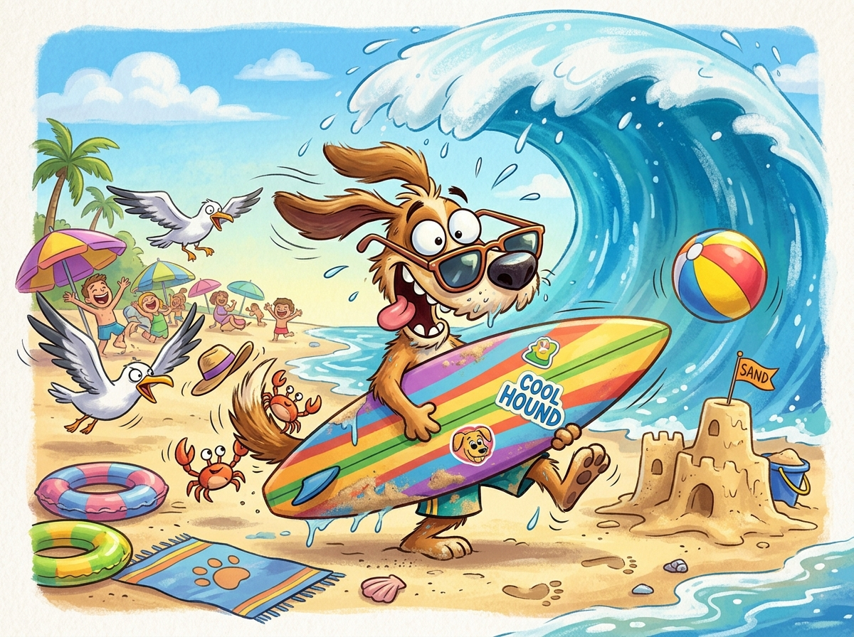 Children's book illustration sample